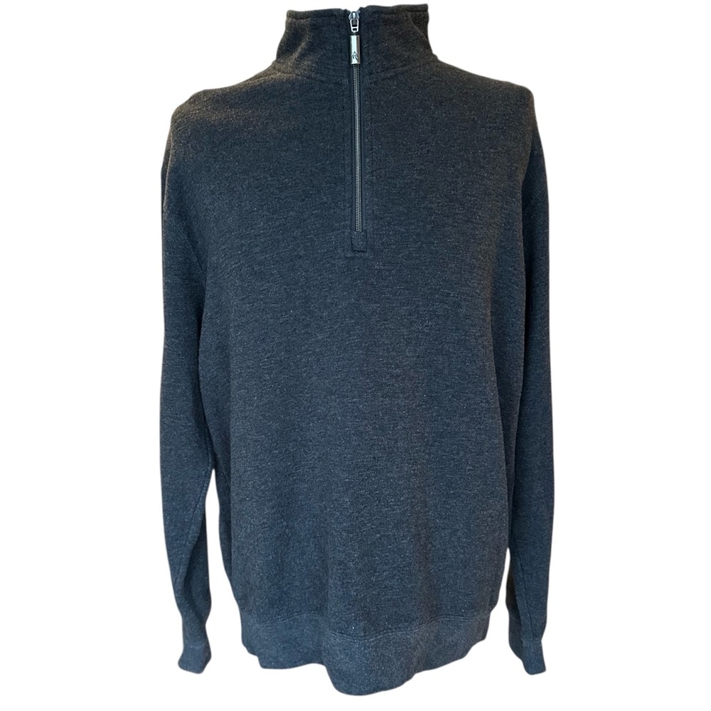 Orvis Men’s Quarter-Zip Pullover Charcoal Gray Heather‎ - Large